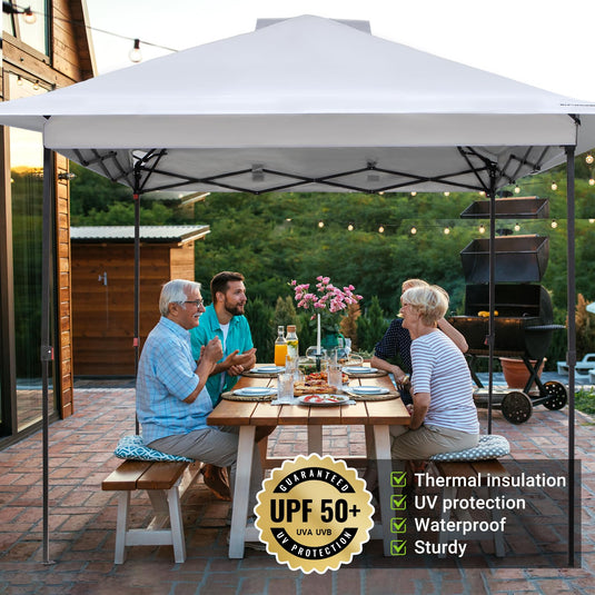 FUNDANGO 10x10ft Pop Up Outdoor Canopy Tent Sun Shelter Tent