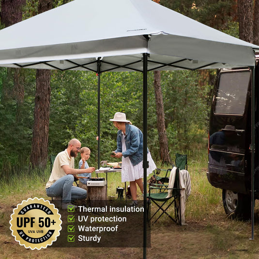 FUNDANGO 10x10ft Pop Up Outdoor Canopy Tent Sun Shelter Tent