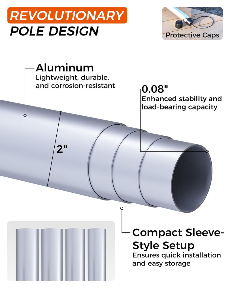 Load image into Gallery viewer, KingCamp KHAN 6-8 Person Camping Hot Tent – 4-Season Glamping Tent with Stove Jack
