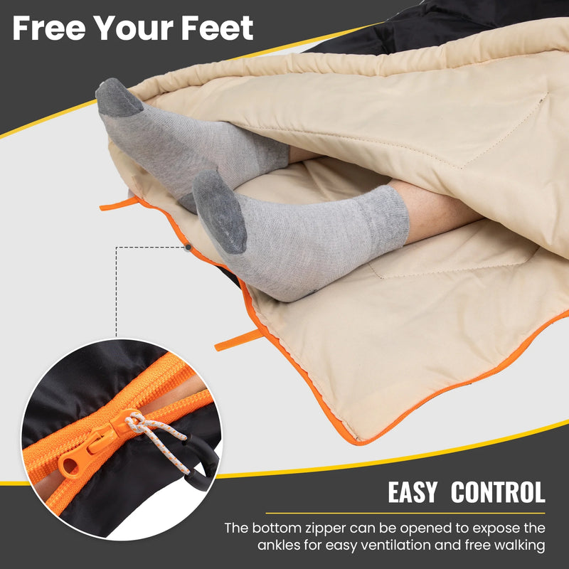 Load image into Gallery viewer, FUNDANGO WARM 200 Sleeping Bag-Envelope With Hood