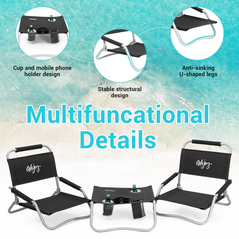 Load image into Gallery viewer, WEJOY Fully Folding Table and Chair Set