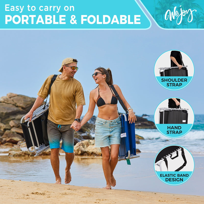 Load image into Gallery viewer, WEJOY Classic Lounge Chair Plus Beach Chair