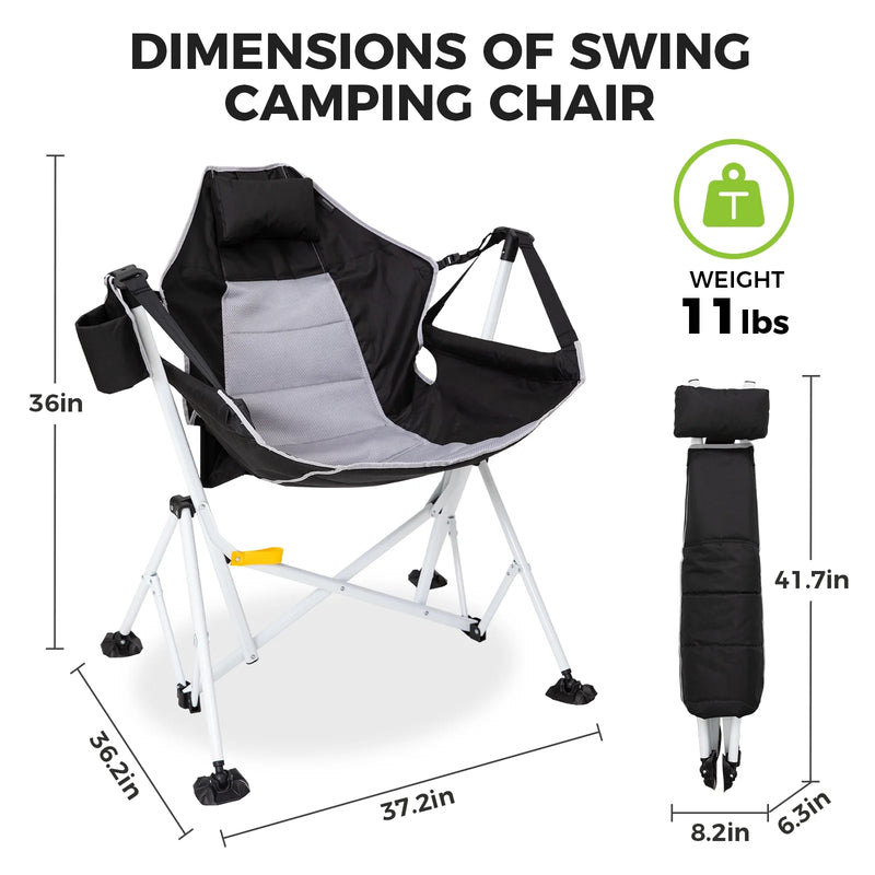 Load image into Gallery viewer, FUNDANGO Swing Lounger Chair