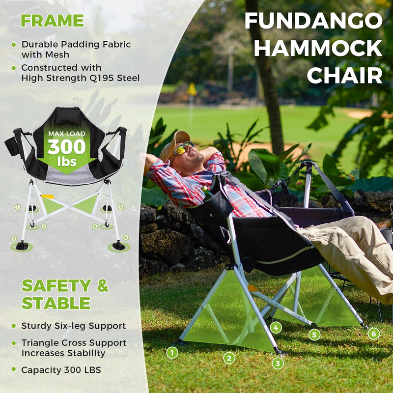 Load image into Gallery viewer, FUNDANGO Swing Lounger Chair