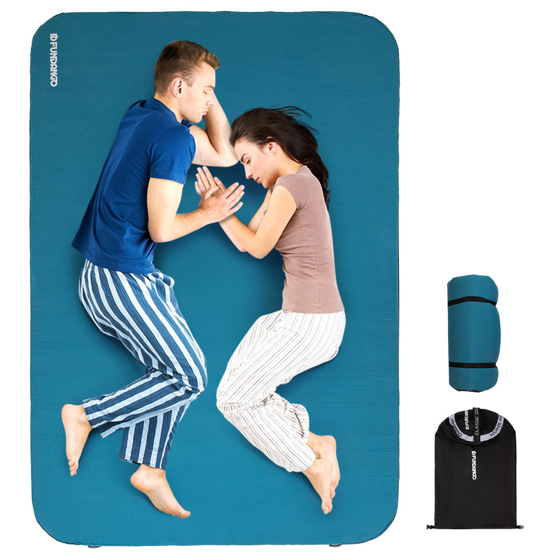 Load image into Gallery viewer, FUNDANGO Self Inflating Sleeping Pad Memory Foam Camping Mattress