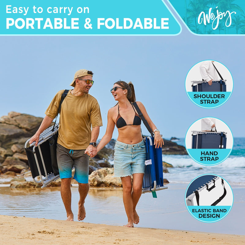 Load image into Gallery viewer, WEJOY Classic Lounge Chair Plus Beach Chair