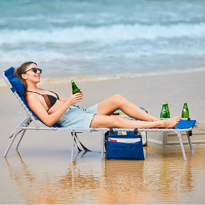 Load image into Gallery viewer, WEJOY Classic Lounge Chair Plus Beach Chair