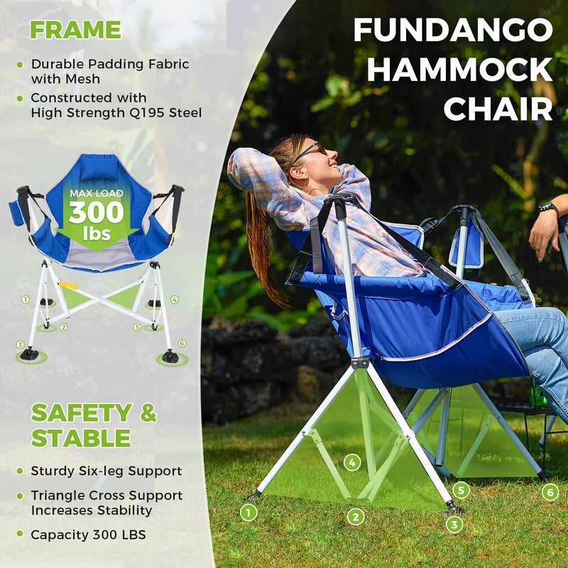 Load image into Gallery viewer, FUNDANGO Swing Lounger Chair