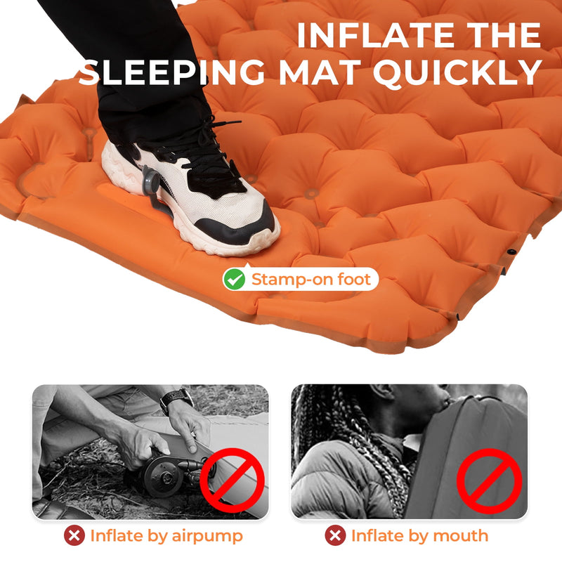 Load image into Gallery viewer, ATEPA DELUXE 7 Single Air Pad Camping Mattress