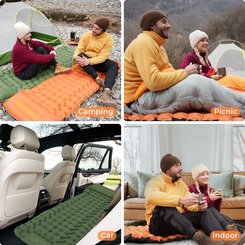 Load image into Gallery viewer, ATEPA DELUXE 7 Single Air Pad Camping Mattress