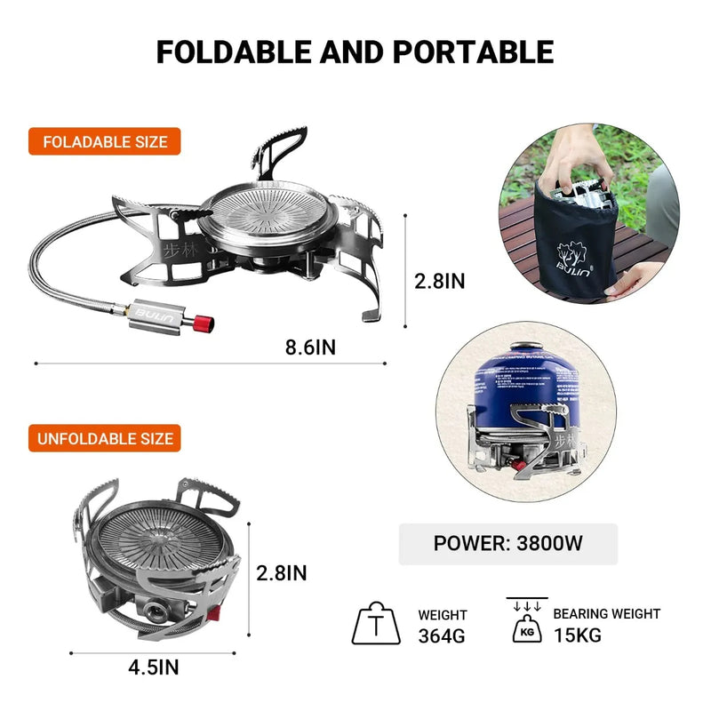 Load image into Gallery viewer, BULIN Burner Camping Gas Stove