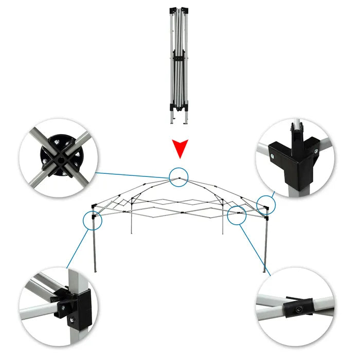 Load image into Gallery viewer, KingCamp GEZEBO 300 Sun Shelter Outdoor Canopy Tent