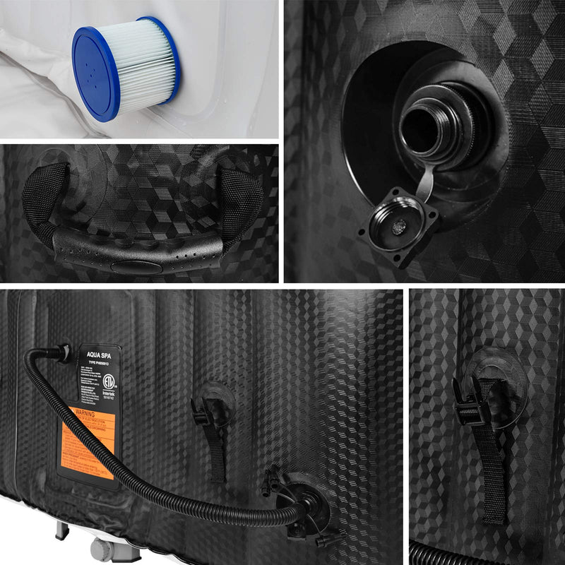 Load image into Gallery viewer, WEJOY Portable Hot Tub with 130 Bubble Jets