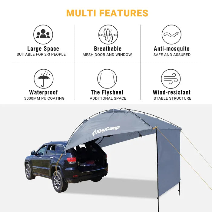 Load image into Gallery viewer, KingCamp COMPASS PLUS Sun Shelter Truck Bed Tent