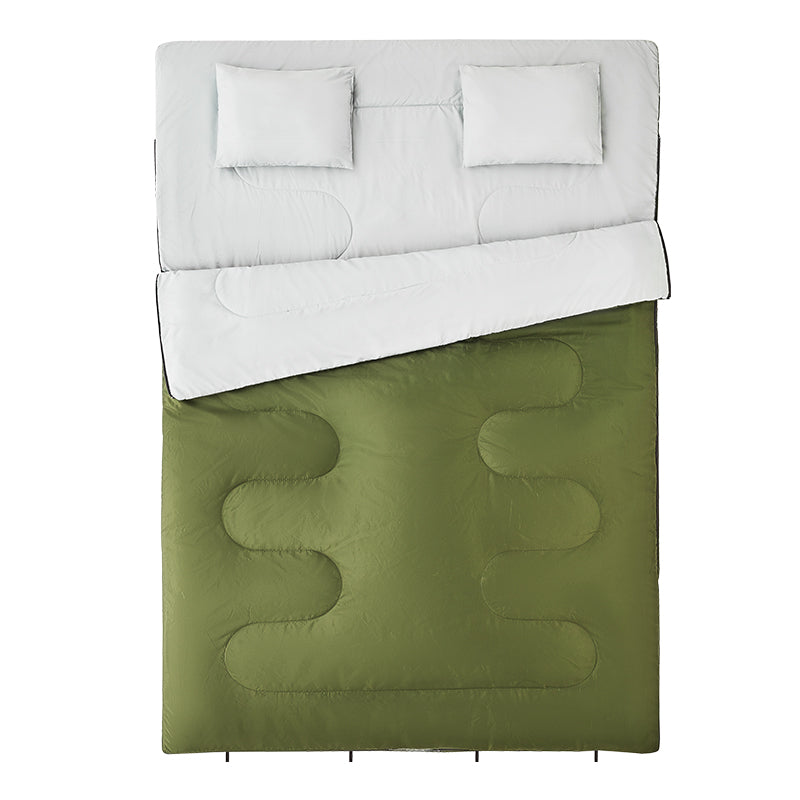 Load image into Gallery viewer, FUNDANGO Double Camping Sleeping Bags with Pillows