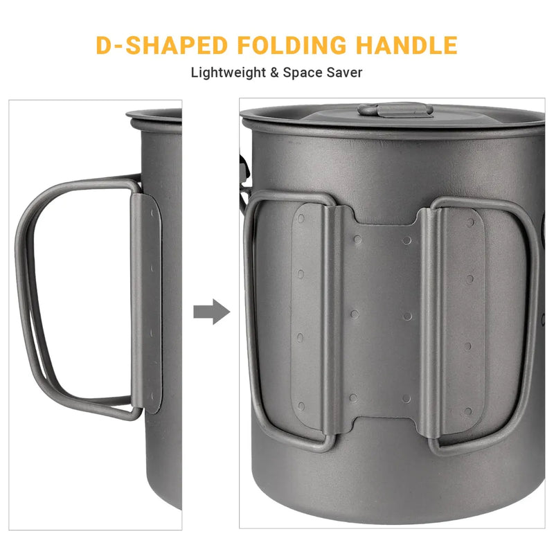 Cargue la imagen en el visor de la galería, Cook'n'Escape 750ml Titanium Soloist Titanium Pot