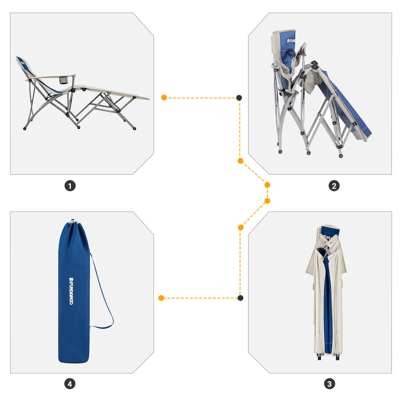 Load image into Gallery viewer, FUNDANGO Steel Reclining Chair