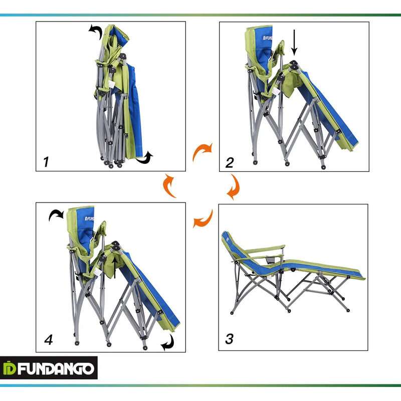 Load image into Gallery viewer, FUNDANGO Steel Reclining Chair