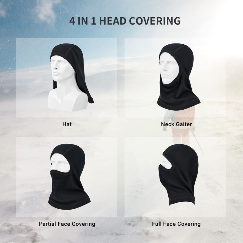Load image into Gallery viewer, METARINO blaclavas Wool Winter Face Mask Head Covering for Warmth
