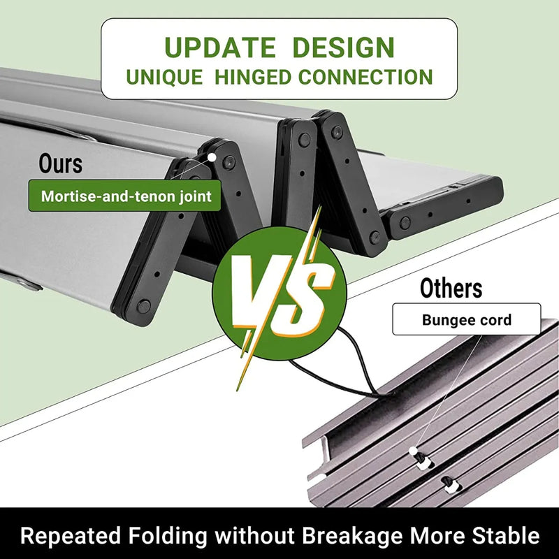 Load image into Gallery viewer, ATEPA Mini Alunium Table L Light Portable Table