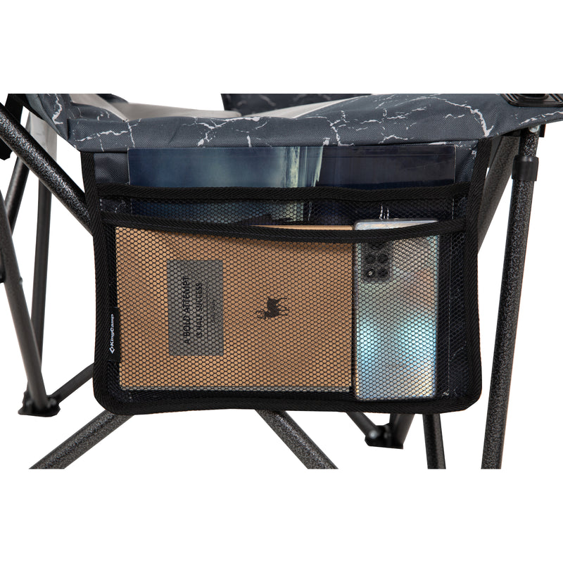 Load image into Gallery viewer, KingCamp JUNIPER C10 Oversized Folding Chair with Adjustable Lumbar Support