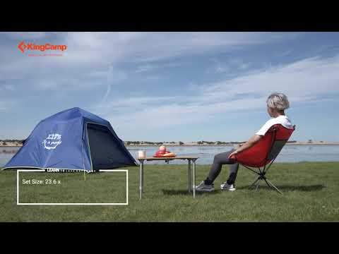 Load image into Gallery viewer, KingCamp BAMBOO 6040 4-folded Bamboo Coffee Table