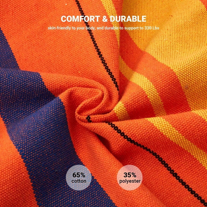 Cargue la imagen en el visor de la galería, Hamaca plegable KingCamp portátil con palo de madera