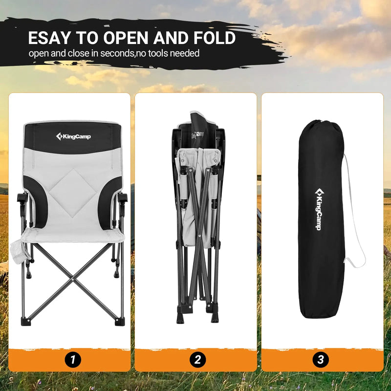 Cargue la imagen en el visor de la galería, KingCamp DAPHNE C30 Portable Arm Chair