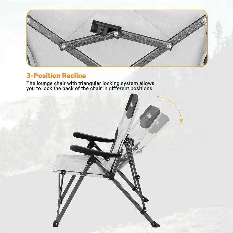 Cargue la imagen en el visor de la galería, KingCamp DAPHNE C30 Portable Arm Chair