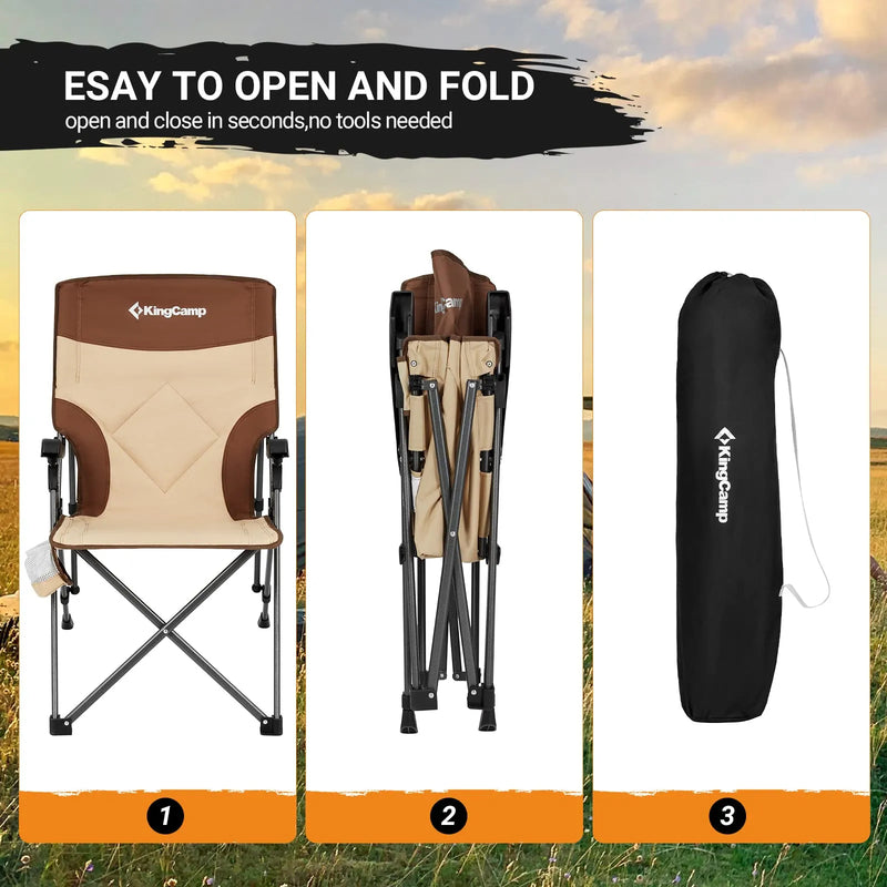 Cargue la imagen en el visor de la galería, KingCamp DAPHNE C30 Portable Arm Chair