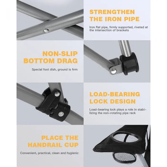 Load image into Gallery viewer, KingCamp Camping Folding Chair Camping Armchair