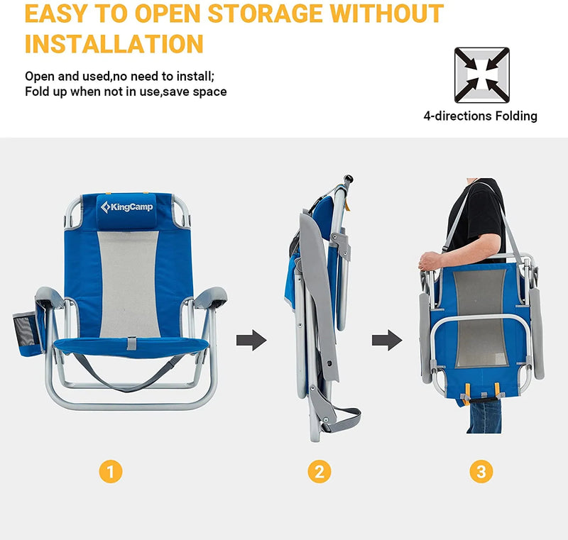 Load image into Gallery viewer, KingCamp LILAC SET Lightweight Beach Armchair Set