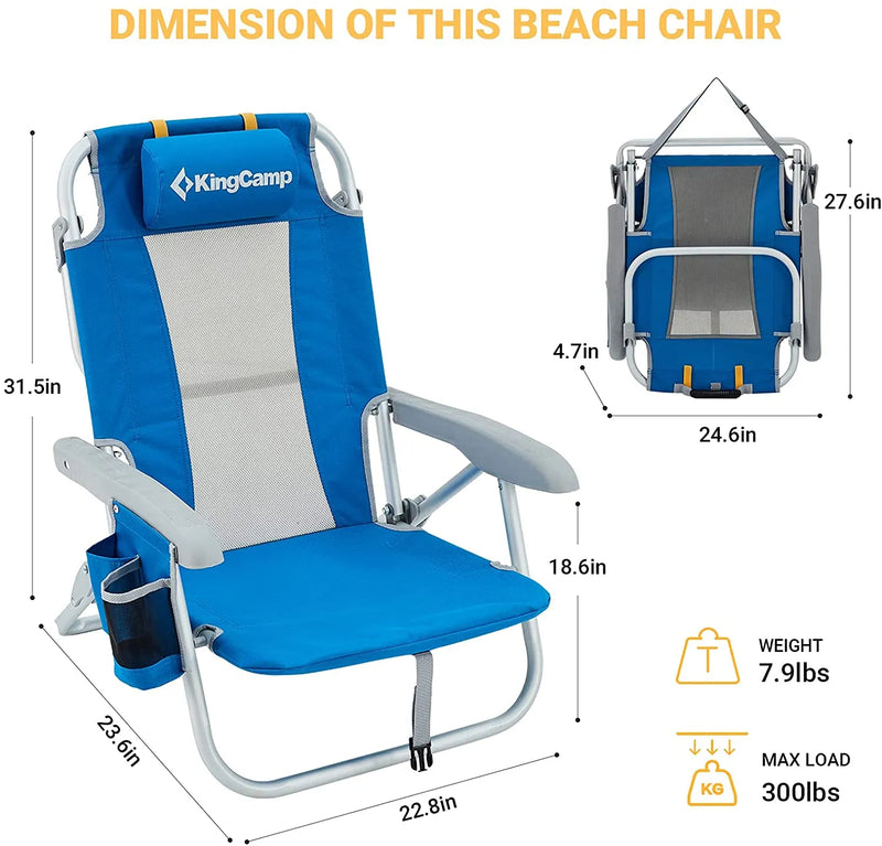 Load image into Gallery viewer, KingCamp LILAC SET Lightweight Beach Armchair Set
