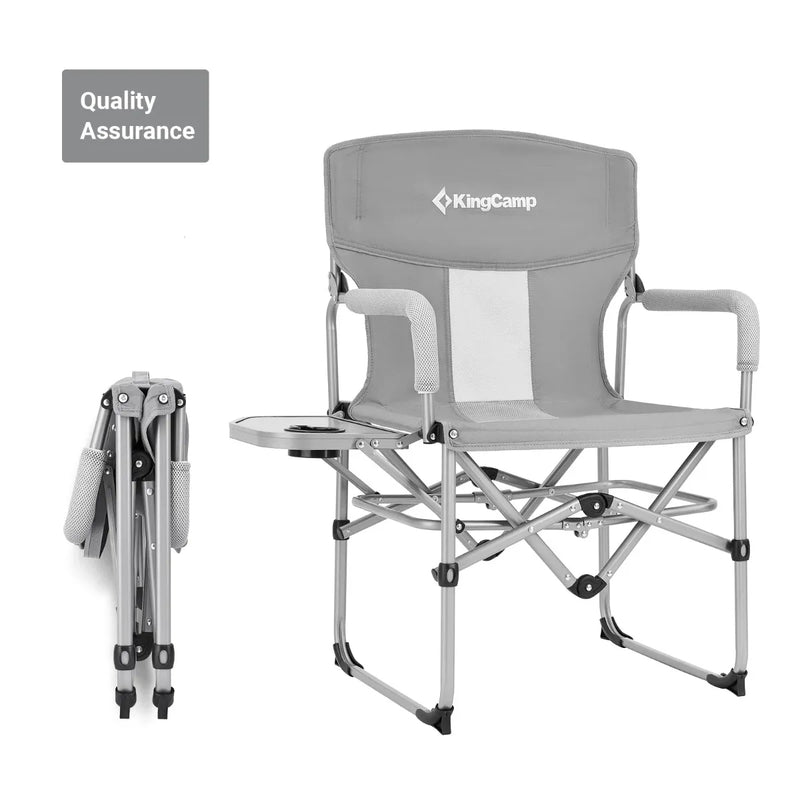 Load image into Gallery viewer, KingCamp Folding Large Director Chair with Non-slip Feet