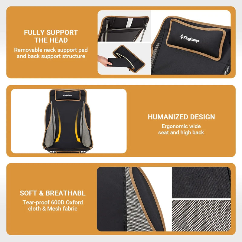 Load image into Gallery viewer, KingCamp Ultralight 2-Steps Chair