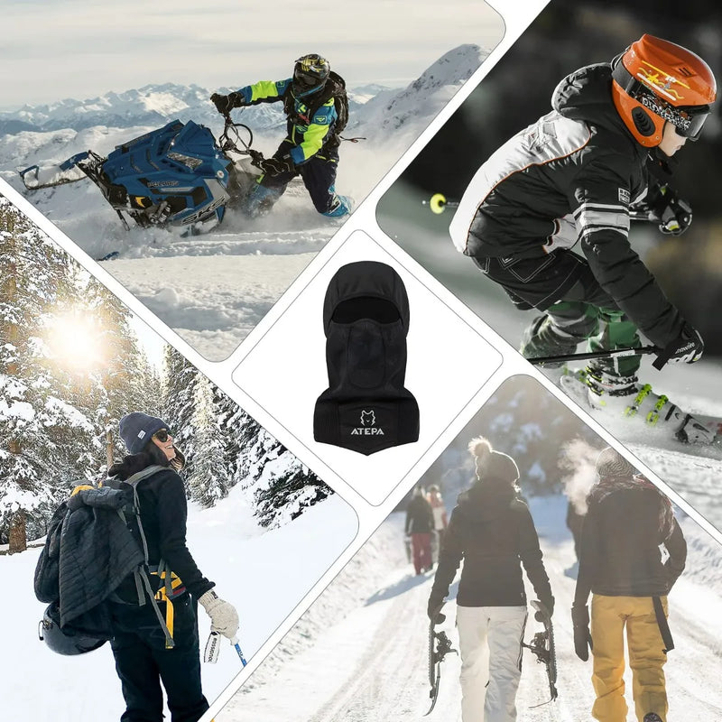 Load image into Gallery viewer, ATEPA Balaclava Ski Mask Winter Full Face Mask