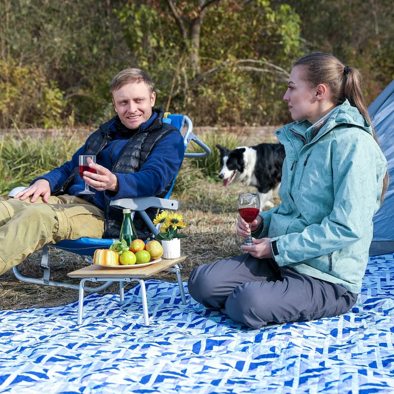 Cargue la imagen en el visor de la galería, WEJOY BAMBOO 4030 Mini mesa de bambú con soporte para vasos