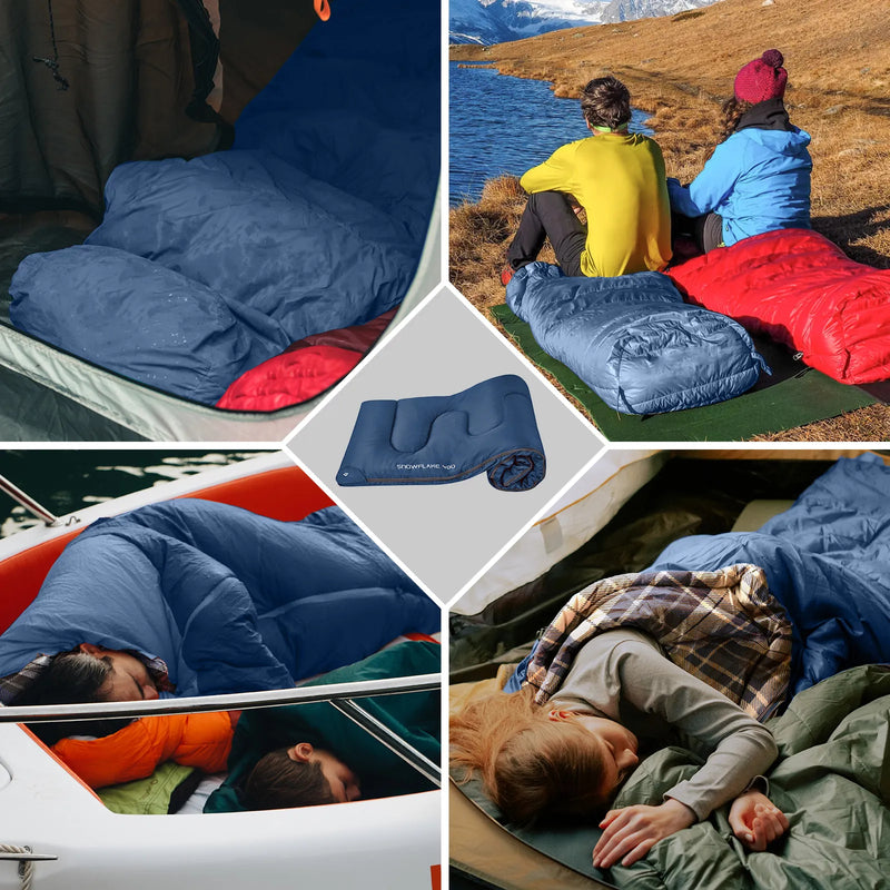 Load image into Gallery viewer, KingCamp SNOWFLAKE 400 Sleeping Bag-Envelope