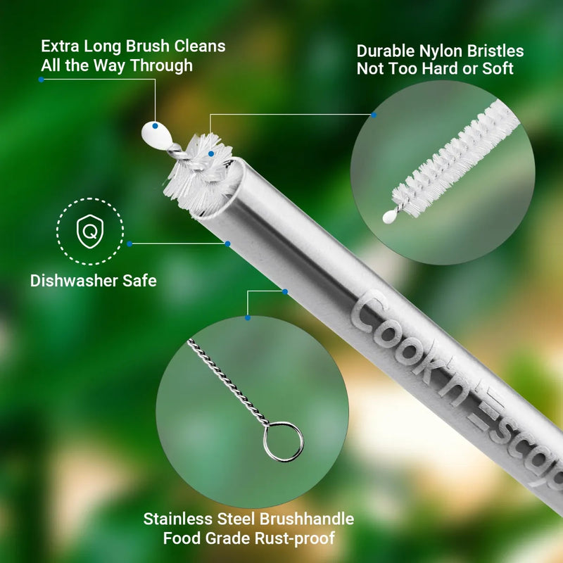 Load image into Gallery viewer, Cook'n'Escape Titanium Straws