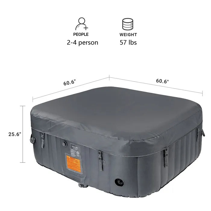 Load image into Gallery viewer, WEJOY Portable Hot Tub with 130 Bubble Jets