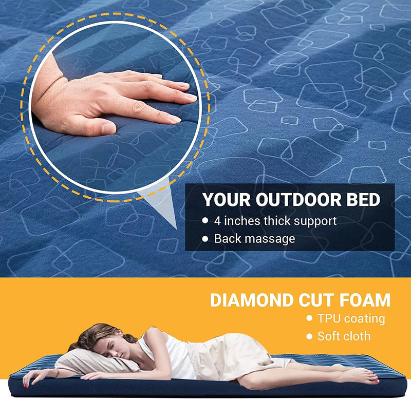 Load image into Gallery viewer, KingCamp FREEDOM 3D 10 Single Self-inflatable Pad