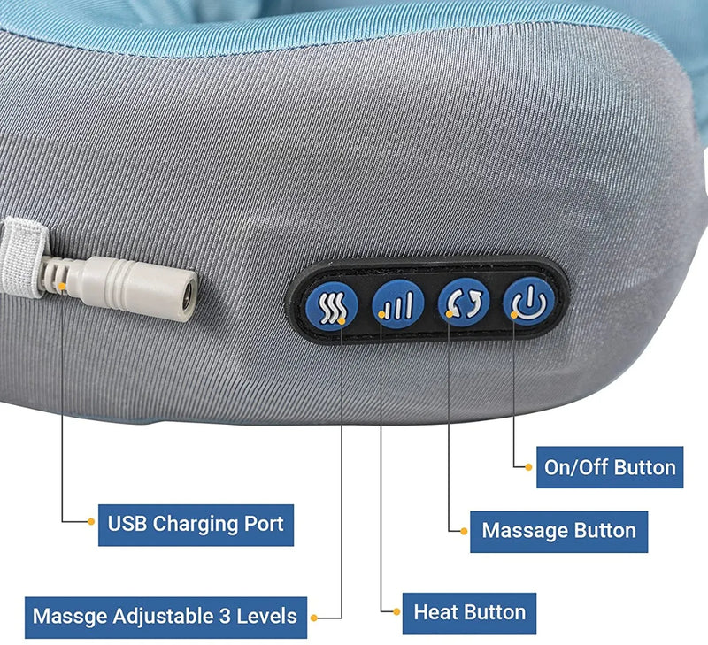 Cargue la imagen en el visor de la galería, Almohada de masaje de cuello EEZEE
