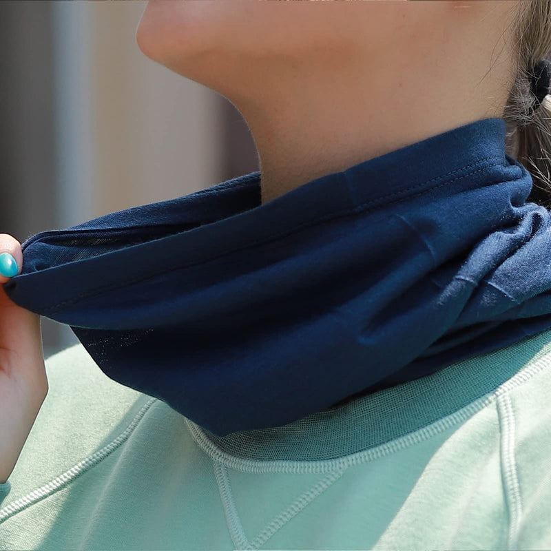 Cargue la imagen en el visor de la galería, METARINO Polainas de cuello Calentador de cuello de lana Mascarilla facial ligera