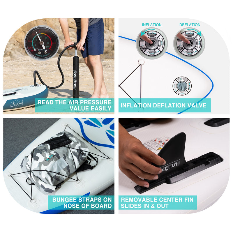 Load image into Gallery viewer, FunWater Stand Up Paddle Board 17.6LBS