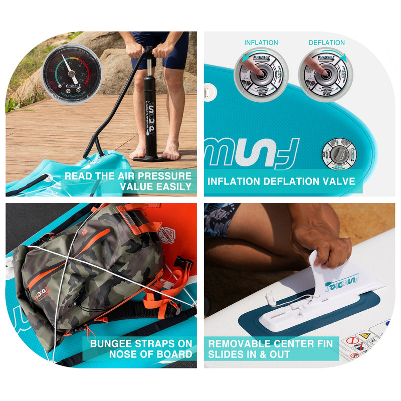 Load image into Gallery viewer, FunWater Inflatable Ultra-Light Paddleboard