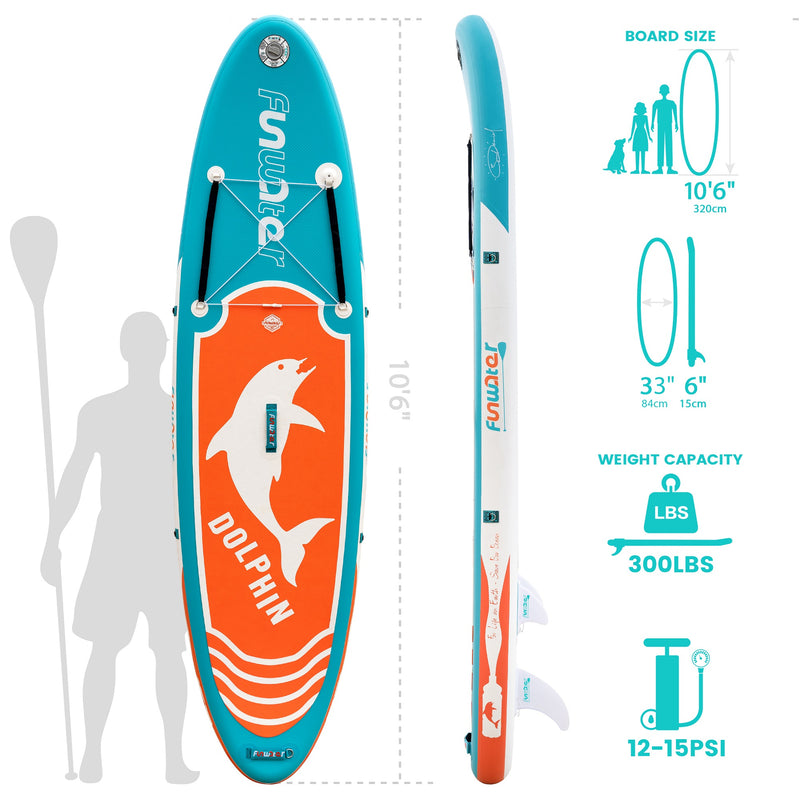 Load image into Gallery viewer, FunWater Inflatable Ultra-Light Paddleboard