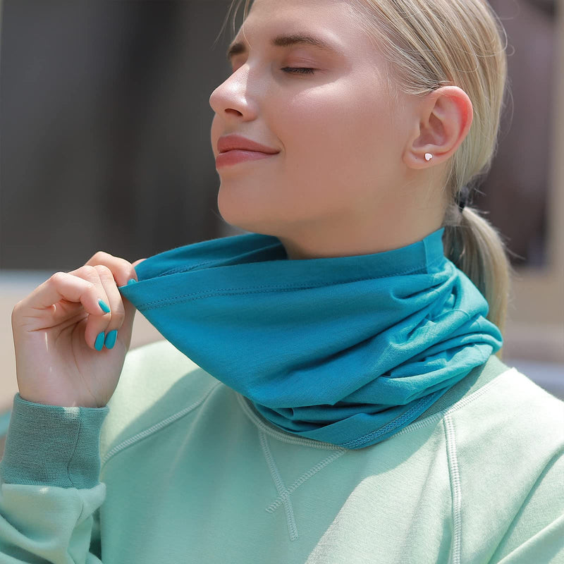 Cargue la imagen en el visor de la galería, METARINO Polainas de cuello Calentador de cuello de lana Mascarilla facial ligera