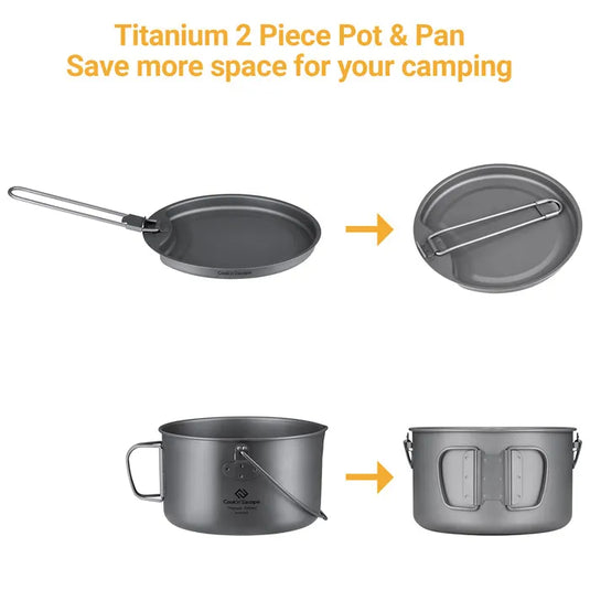 Cook'n'Escape Mountain Top Pot Titanium pot