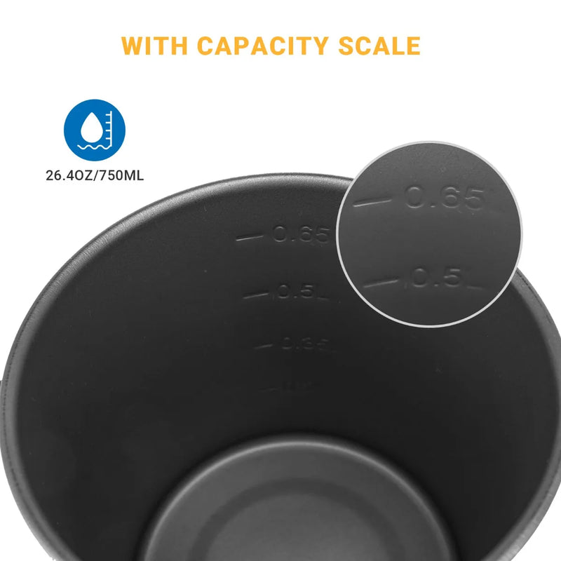Cargue la imagen en el visor de la galería, Cook'n'Escape 750ml Titanium Soloist Titanium Pot