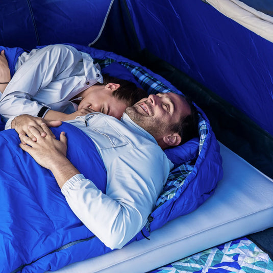 KingCamp PREMIUM Double 7.5 cm Thick Self-Inflating Camping Mattress R Value 7.5